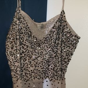 beautiful sparkly dressy crop tank